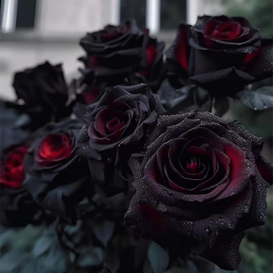 Seltene Schwarze Rote Rosenblumensamen: Eleganz trifft auf Leidenschaft! 🖤🌹